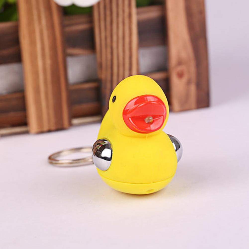 Shock Pen Prank Toy - Regalo de mordaza, llavero de pato