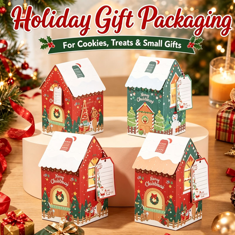Party Supplies - 1-40PCS Caja de Regalo Casa de