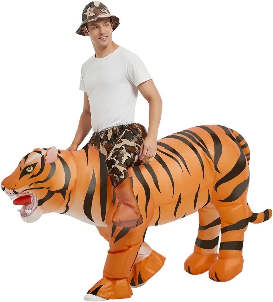 Disfraz de tigre inflable para - Costumes reseña y precio