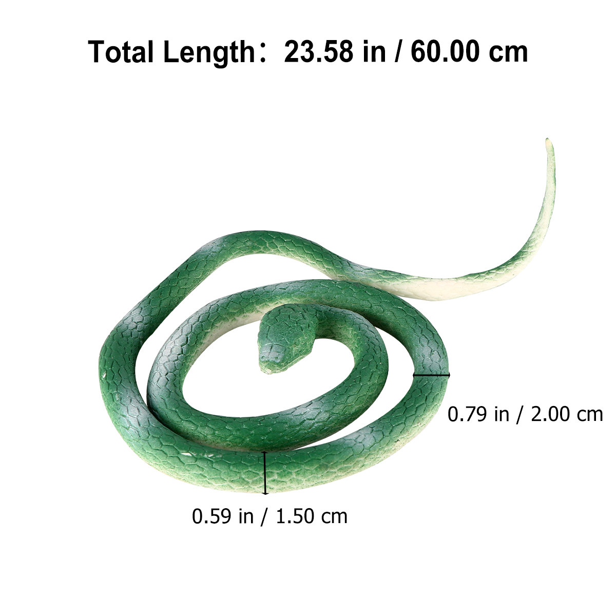 3 piezas de serpiente de goma  - Prank Toys reseña y precio